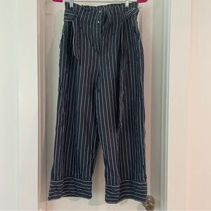 Massimo Dutti pants blue/white stripes